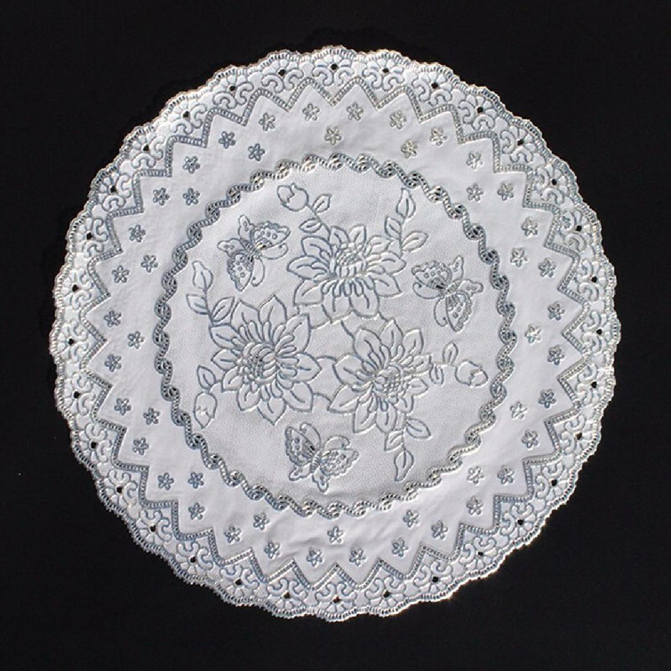 Umber Rea Floral Round Placemat Wayfair